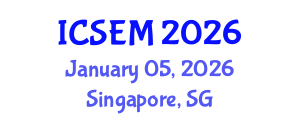 International Conference on Statistics, Econometrics and Mathematics (ICSEM) January 05, 2026 - Singapore, Singapore International Conference on Statistics, Econometrics and Mathematics (ICSEM) January 05, 2026 - Singapore, Singapore