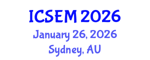 International Conference on Statistics, Econometrics and Mathematics (ICSEM) January 26, 2026 - Sydney, Australia International Conference on Statistics, Econometrics and Mathematics (ICSEM) January 26, 2026 - Sydney, Australia