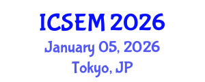 International Conference on Statistics, Econometrics and Mathematics (ICSEM) January 05, 2026 - Tokyo, Japan International Conference on Statistics, Econometrics and Mathematics (ICSEM) January 05, 2026 - Tokyo, Japan