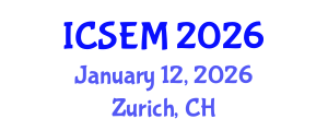 International Conference on Statistics, Econometrics and Mathematics (ICSEM) January 12, 2026 - Zurich, Switzerland International Conference on Statistics, Econometrics and Mathematics (ICSEM) January 12, 2026 - Zurich, Switzerland
