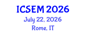 International Conference on Statistics, Econometrics and Mathematics (ICSEM) July 22, 2026 - Rome, Italy International Conference on Statistics, Econometrics and Mathematics (ICSEM) July 22, 2026 - Rome, Italy