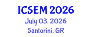 International Conference on Statistics, Econometrics and Mathematics (ICSEM) July 03, 2026 - Santorini, Greece International Conference on Statistics, Econometrics and Mathematics (ICSEM) July 03, 2026 - Santorini, Greece