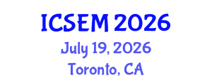 International Conference on Statistics, Econometrics and Mathematics (ICSEM) July 19, 2026 - Toronto, Canada International Conference on Statistics, Econometrics and Mathematics (ICSEM) July 19, 2026 - Toronto, Canada