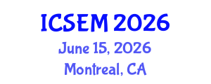 International Conference on Statistics, Econometrics and Mathematics (ICSEM) June 15, 2026 - Montreal, Canada International Conference on Statistics, Econometrics and Mathematics (ICSEM) June 15, 2026 - Montreal, Canada
