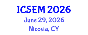 International Conference on Statistics, Econometrics and Mathematics (ICSEM) June 29, 2026 - Nicosia, Cyprus International Conference on Statistics, Econometrics and Mathematics (ICSEM) June 29, 2026 - Nicosia, Cyprus