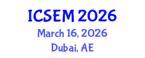International Conference on Statistics, Econometrics and Mathematics (ICSEM) March 16, 2026 - Dubai, United Arab Emirates