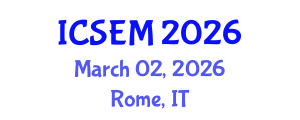 International Conference on Statistics, Econometrics and Mathematics (ICSEM) March 02, 2026 - Rome, Italy International Conference on Statistics, Econometrics and Mathematics (ICSEM) March 02, 2026 - Rome, Italy