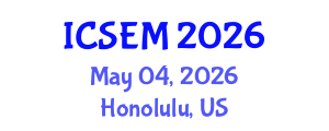International Conference on Statistics, Econometrics and Mathematics (ICSEM) May 04, 2026 - Honolulu, United States International Conference on Statistics, Econometrics and Mathematics (ICSEM) May 04, 2026 - Honolulu, United States