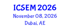 International Conference on Statistics, Econometrics and Mathematics (ICSEM) November 08, 2026 - Dubai, United Arab Emirates