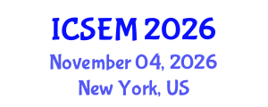 International Conference on Statistics, Econometrics and Mathematics (ICSEM) November 04, 2026 - New York, United States International Conference on Statistics, Econometrics and Mathematics (ICSEM) November 04, 2026 - New York, United States