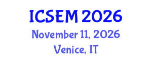 International Conference on Statistics, Econometrics and Mathematics (ICSEM) November 11, 2026 - Venice, Italy International Conference on Statistics, Econometrics and Mathematics (ICSEM) November 11, 2026 - Venice, Italy