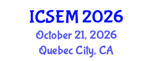 International Conference on Statistics, Econometrics and Mathematics (ICSEM) October 21, 2026 - Quebec City, Canada International Conference on Statistics, Econometrics and Mathematics (ICSEM) October 21, 2026 - Quebec City, Canada