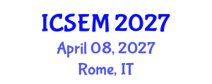 International Conference on Statistics, Econometrics and Mathematics (ICSEM) April 08, 2027 - Rome, Italy International Conference on Statistics, Econometrics and Mathematics (ICSEM) April 08, 2027 - Rome, Italy