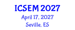 International Conference on Statistics, Econometrics and Mathematics (ICSEM) April 17, 2027 - Seville, Spain International Conference on Statistics, Econometrics and Mathematics (ICSEM) April 17, 2027 - Seville, Spain