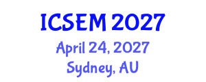 International Conference on Statistics, Econometrics and Mathematics (ICSEM) April 24, 2027 - Sydney, Australia International Conference on Statistics, Econometrics and Mathematics (ICSEM) April 24, 2027 - Sydney, Australia