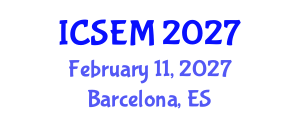 International Conference on Statistics, Econometrics and Mathematics (ICSEM) February 11, 2027 - Barcelona, Spain International Conference on Statistics, Econometrics and Mathematics (ICSEM) February 11, 2027 - Barcelona, Spain