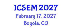 International Conference on Statistics, Econometrics and Mathematics (ICSEM) February 17, 2027 - Bogota, Colombia International Conference on Statistics, Econometrics and Mathematics (ICSEM) February 17, 2027 - Bogota, Colombia
