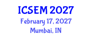 International Conference on Statistics, Econometrics and Mathematics (ICSEM) February 17, 2027 - Mumbai, India International Conference on Statistics, Econometrics and Mathematics (ICSEM) February 17, 2027 - Mumbai, India