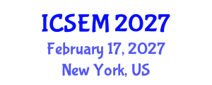 International Conference on Statistics, Econometrics and Mathematics (ICSEM) February 17, 2027 - New York, United States International Conference on Statistics, Econometrics and Mathematics (ICSEM) February 17, 2027 - New York, United States