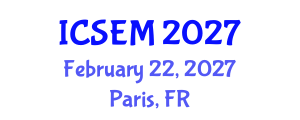 International Conference on Statistics, Econometrics and Mathematics (ICSEM) February 22, 2027 - Paris, France International Conference on Statistics, Econometrics and Mathematics (ICSEM) February 22, 2027 - Paris, France