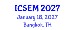 International Conference on Statistics, Econometrics and Mathematics (ICSEM) January 18, 2027 - Bangkok, Thailand