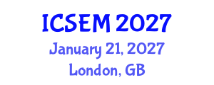 International Conference on Statistics, Econometrics and Mathematics (ICSEM) January 21, 2027 - London, United Kingdom