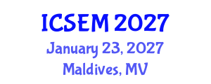 International Conference on Statistics, Econometrics and Mathematics (ICSEM) January 23, 2027 - Maldives, Maldives International Conference on Statistics, Econometrics and Mathematics (ICSEM) January 23, 2027 - Maldives, Maldives