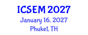 International Conference on Statistics, Econometrics and Mathematics (ICSEM) January 16, 2027 - Phuket, Thailand