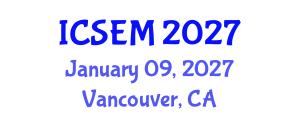 International Conference on Statistics, Econometrics and Mathematics (ICSEM) January 09, 2027 - Vancouver, Canada