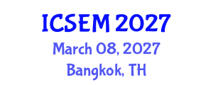 International Conference on Statistics, Econometrics and Mathematics (ICSEM) March 08, 2027 - Bangkok, Thailand International Conference on Statistics, Econometrics and Mathematics (ICSEM) March 08, 2027 - Bangkok, Thailand