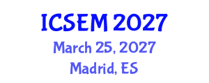 International Conference on Statistics, Econometrics and Mathematics (ICSEM) March 25, 2027 - Madrid, Spain International Conference on Statistics, Econometrics and Mathematics (ICSEM) March 25, 2027 - Madrid, Spain