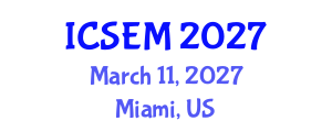 International Conference on Statistics, Econometrics and Mathematics (ICSEM) March 11, 2027 - Miami, United States