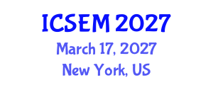 International Conference on Statistics, Econometrics and Mathematics (ICSEM) March 17, 2027 - New York, United States International Conference on Statistics, Econometrics and Mathematics (ICSEM) March 17, 2027 - New York, United States