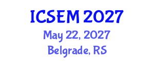 International Conference on Statistics, Econometrics and Mathematics (ICSEM) May 22, 2027 - Belgrade, Serbia International Conference on Statistics, Econometrics and Mathematics (ICSEM) May 22, 2027 - Belgrade, Serbia