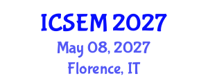 International Conference on Statistics, Econometrics and Mathematics (ICSEM) May 08, 2027 - Florence, Italy International Conference on Statistics, Econometrics and Mathematics (ICSEM) May 08, 2027 - Florence, Italy