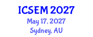 International Conference on Statistics, Econometrics and Mathematics (ICSEM) May 17, 2027 - Sydney, Australia International Conference on Statistics, Econometrics and Mathematics (ICSEM) May 17, 2027 - Sydney, Australia