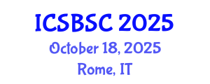 International Conference on Steel Bridge Structures and Constructions (ICSBSC) October 18, 2025 - Rome, Italy