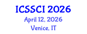 International Conference on Steel Structures and Construction Industry (ICSSCI) April 12, 2026 - Venice, Italy