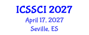 International Conference on Steel Structures and Construction Industry (ICSSCI) April 17, 2027 - Seville, Spain International Conference on Steel Structures and Construction Industry (ICSSCI) April 17, 2027 - Seville, Spain
