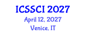 International Conference on Steel Structures and Construction Industry (ICSSCI) April 12, 2027 - Venice, Italy International Conference on Steel Structures and Construction Industry (ICSSCI) April 12, 2027 - Venice, Italy