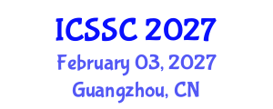 International Conference on Steel Structures and Constructions (ICSSC) February 03, 2027 - Guangzhou, China International Conference on Steel Structures and Constructions (ICSSC) February 03, 2027 - Guangzhou, China