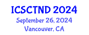 International Conference on Stem Cell Therapy in Neurologic Diseases (ICSCTND) September 26, 2024 - Vancouver, Canada