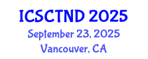 International Conference on Stem Cell Therapy in Neurologic Diseases (ICSCTND) September 23, 2025 - Vancouver, Canada