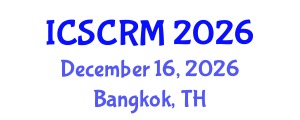 International Conference on Stem Cells and Regenerative Medicine (ICSCRM) December 16, 2026 - Bangkok, Thailand International Conference on Stem Cells and Regenerative Medicine (ICSCRM) December 16, 2026 - Bangkok, Thailand