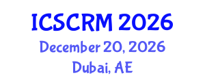 International Conference on Stem Cells and Regenerative Medicine (ICSCRM) December 20, 2026 - Dubai, United Arab Emirates International Conference on Stem Cells and Regenerative Medicine (ICSCRM) December 20, 2026 - Dubai, United Arab Emirates
