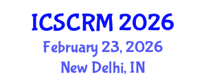 International Conference on Stem Cells and Regenerative Medicine (ICSCRM) February 23, 2026 - New Delhi, India International Conference on Stem Cells and Regenerative Medicine (ICSCRM) February 23, 2026 - New Delhi, India