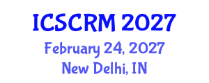International Conference on Stem Cells and Regenerative Medicine (ICSCRM) February 24, 2027 - New Delhi, India International Conference on Stem Cells and Regenerative Medicine (ICSCRM) February 24, 2027 - New Delhi, India