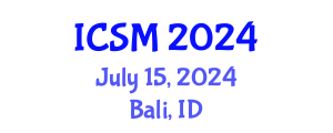 International Conference on Strategic Management (ICSM) July 15, 2024 - Bali, Indonesia