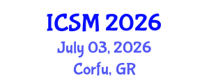 International Conference on Strategic Marketing (ICSM) July 03, 2026 - Corfu, Greece International Conference on Strategic Marketing (ICSM) July 03, 2026 - Corfu, Greece