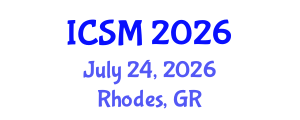 International Conference on Strategic Marketing (ICSM) July 24, 2026 - Rhodes, Greece International Conference on Strategic Marketing (ICSM) July 24, 2026 - Rhodes, Greece